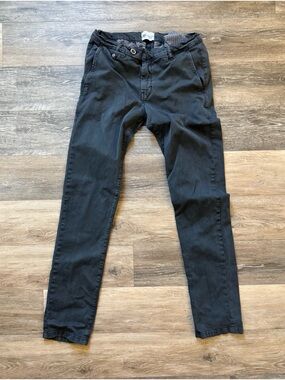 aragaza Men's Black trousers - Slim Fit